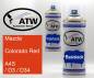 Preview: Mazda, Colorado Red, A4S / D3 / D34: 400ml Sprühdose + 400ml Klarlack - Set, von ATW Autoteile West.